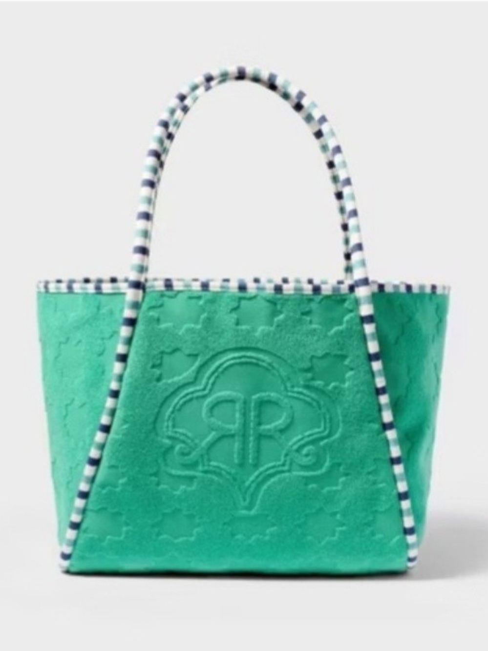 Roller Rabbit x Target Star Geo Large Terry Beach Tote in Green